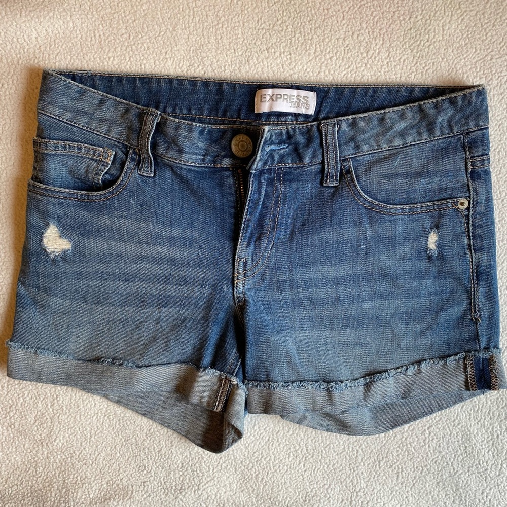 Express jean shorts